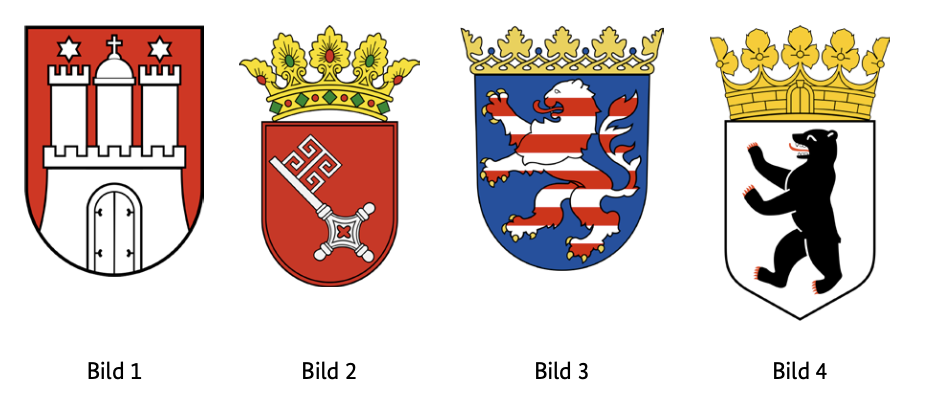 Which coat of arms belongs to the federal state of Berlin?
