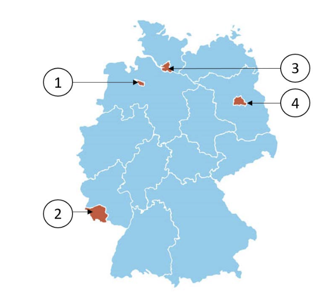 Which federal state is Bremen?