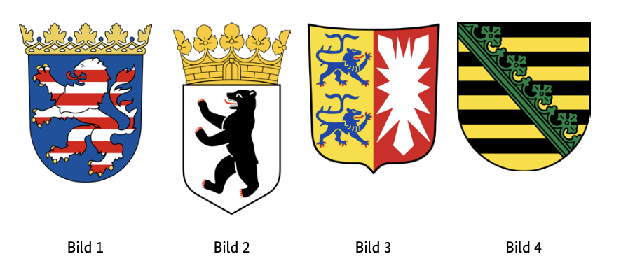 Welches Wappen gehört zum Bundesland Hessen?