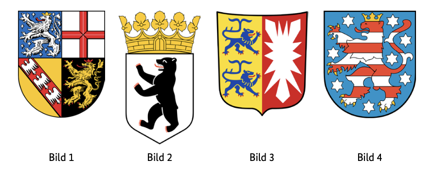 Welches Wappen gehört zum Bundesland Schleswig-Holstein?